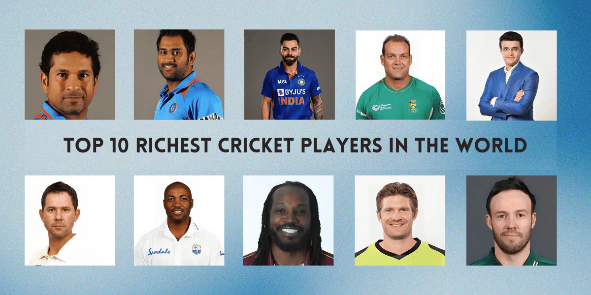 Top 10 Richest cricket players in the world