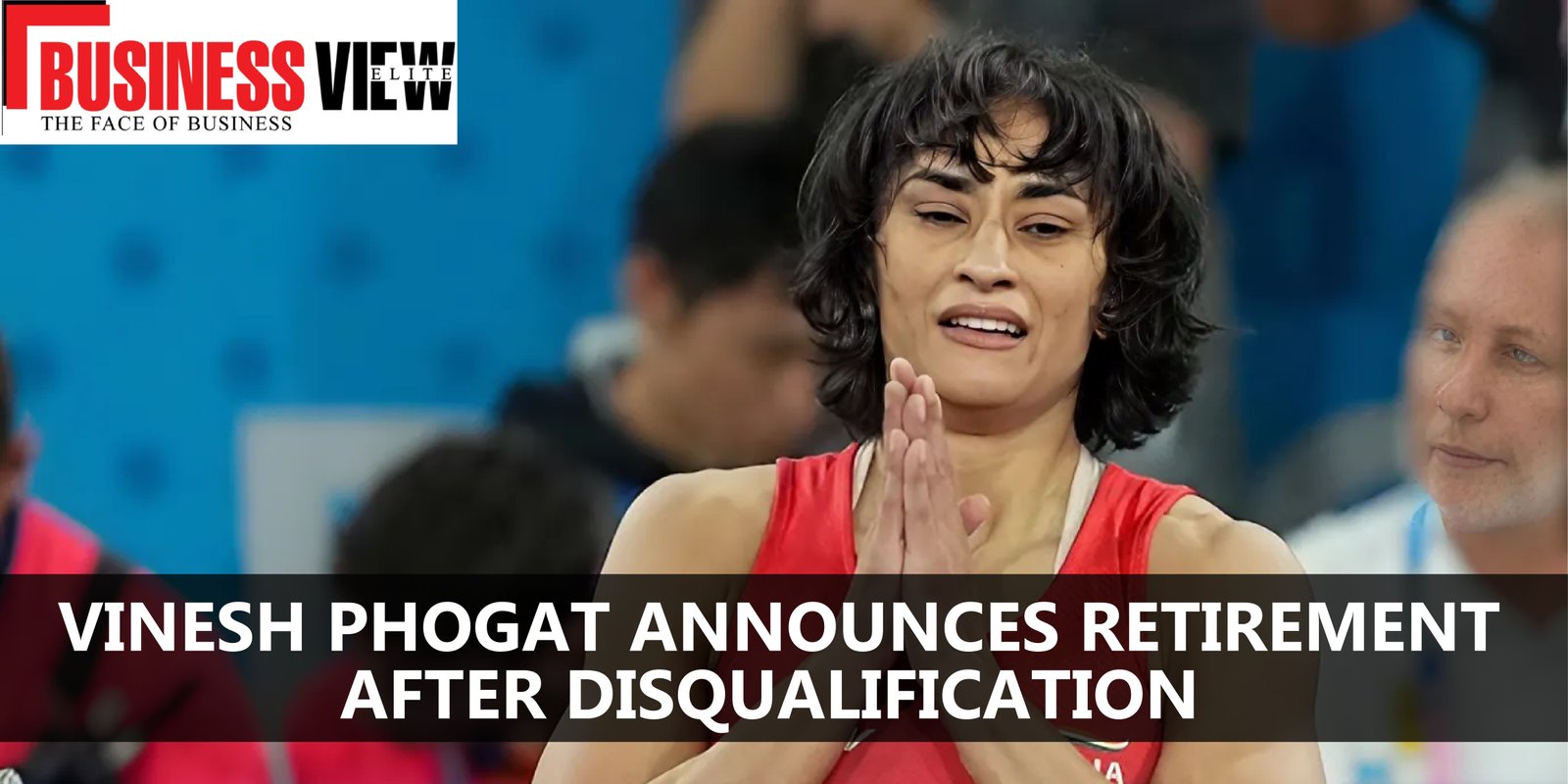 Vinesh Phogat announces retirement after disqualification from the Paris Olympics 2024.